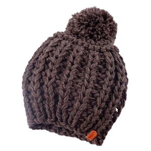 Brown Snowball Pom Pom Large Cable
Knit Beanie
Size: OS
$33 $49